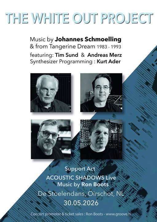 Johannes Schmoelling - The White out Project - May 30 - 2026 / Ticket.